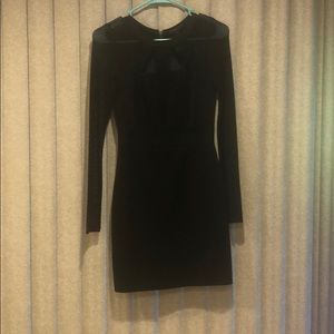 Black long sleeve dress
